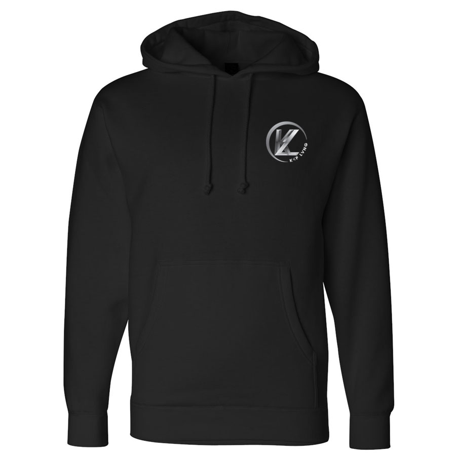 KP LVNG Tag logo Collection hoodie - Black - Image 6