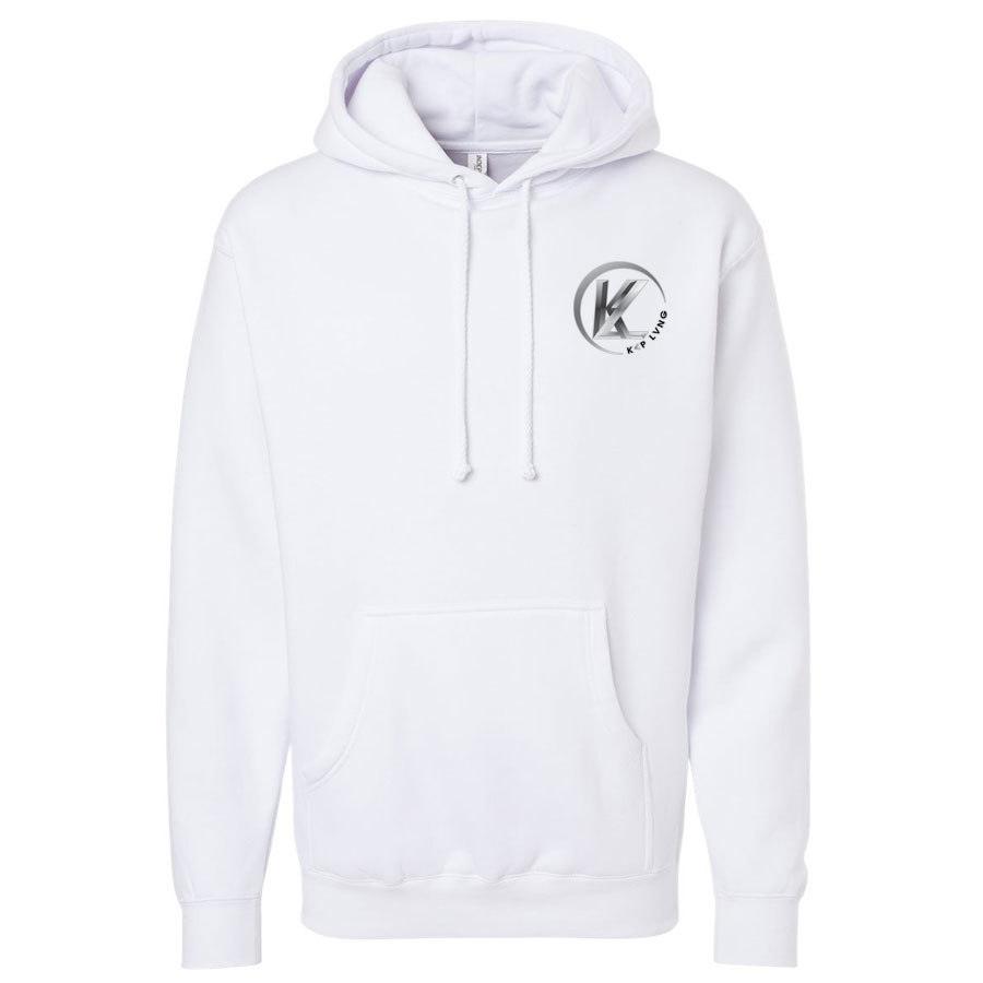 KP LVNG Tag Collection logo hoodie - White - Image 7