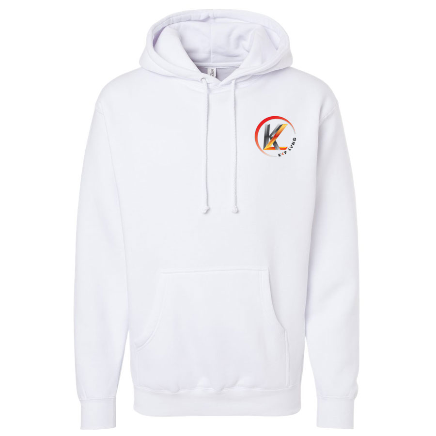 KP LVNG Tag Collection logo hoodie - White - Image 3