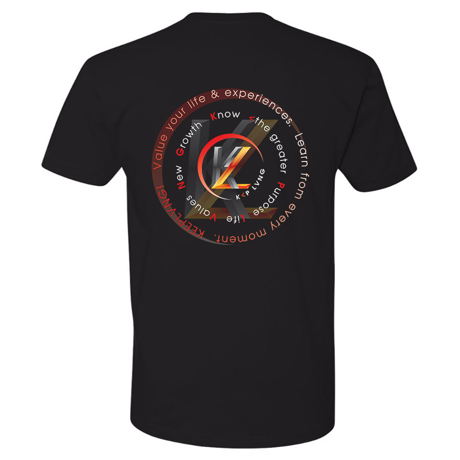 KP LVNG Tag logo Collection T-shirt - Black - Image 4