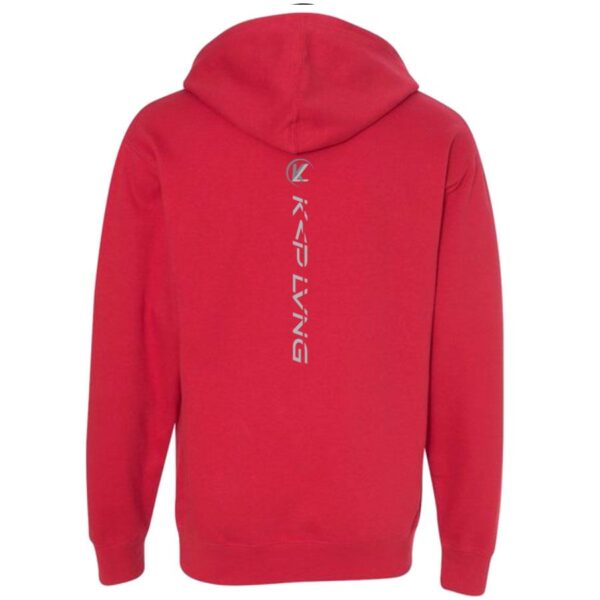 BUILT DIFFERENT logo hoodie - Red - Image 2